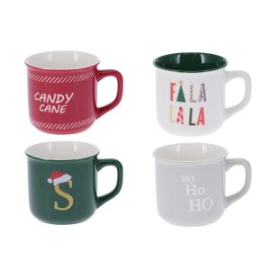 Xmas Porcelain Mugs 350ml (4 Designs)