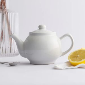 P&K 2 Cup Teapot White
