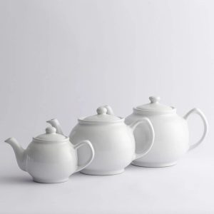 P&K 2 Cup Teapot White