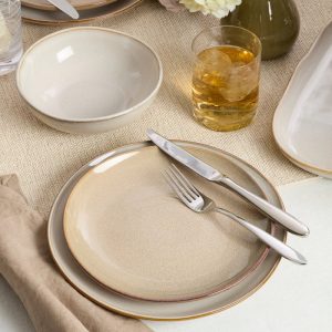 Tiffany Dinner Plate 28cm Set 4 Pcs Sand
