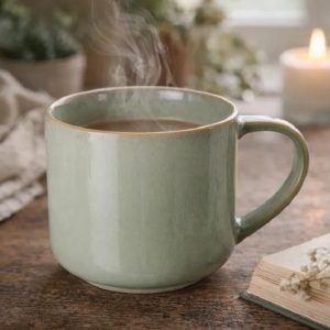 Tiffany Mug 330ml Set 4 Pcs Green