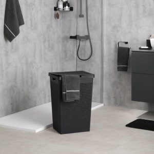 Bohol Laundry Hamper 60Lt Black