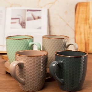 Mug 200ml Stoneware Set 4 Pcs