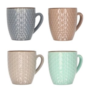 Mug 200ml Stoneware Set 4 Pcs