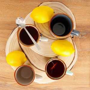 Mug 300ml Stoneware Set 4 Pcs