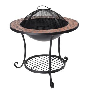 Fire Bowl Table Mosaic