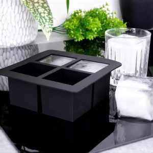 Silicone 4 Ice Cubes Tray