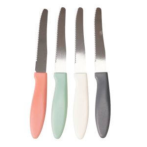 Coloured Knife Set 4 Pcs