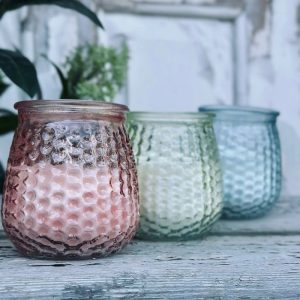 Glass Citronella Candle (3 Colours)