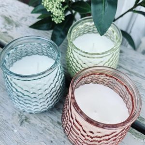 Glass Citronella Candle (3 Colours)