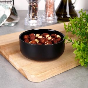 Stoneware Bowl 160ml Matt Black