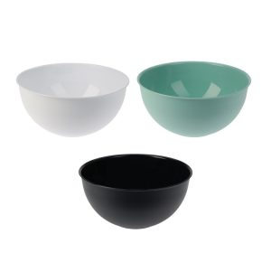 Plastic Mixing Bowl 3 Lt (3 Colours)
