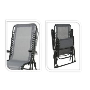 Steel Folding Chair Dark Grey