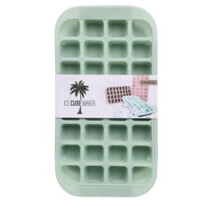 Silicone 32 Ice Cubes Tray with Holder