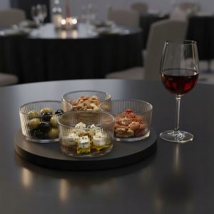 Glass Serving Set 5 Pcs