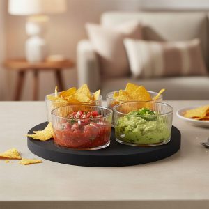 Glass Serving Set 5 Pcs