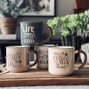 Stoneware Coffee Mug 160ml (4 Colours)