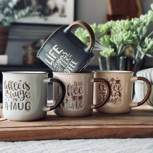 Stoneware Coffee Mug 160ml (4 Colours)
