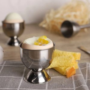 Stainless Steel Egg Cup Set 4 Pcs
