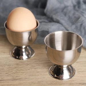 Stainless Steel Egg Cup Set 4 Pcs