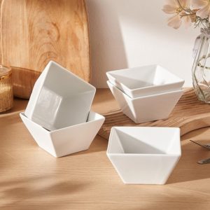 Porcelain Snack Bowl Set 6 Pcs