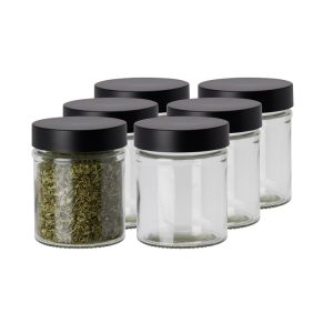 Glass Storage Jar with Lid 300ml