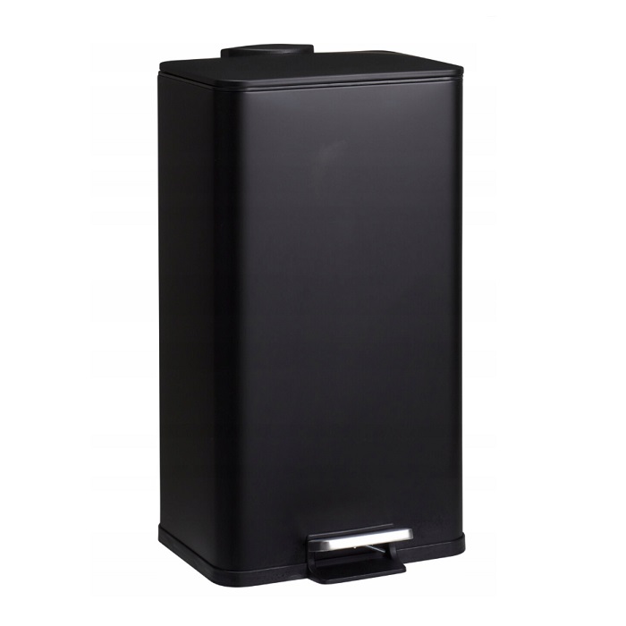 Metal Pedal Bin 30 Lt Black - Image 4