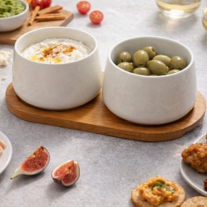 White Serving Set 3 Pcs