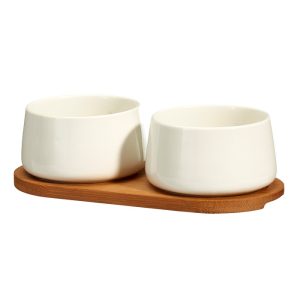 White Serving Set 3 Pcs