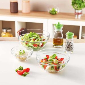 Stackable Glass Bowl 17cm