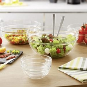 Stackable Glass Bowl 26cm