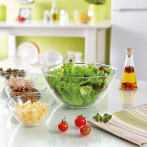 Cosmos 28cm Glass Salad Bowl