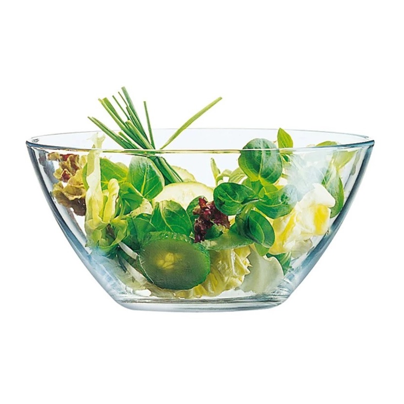 Cosmos 28cm Glass Salad Bowl - Image 4
