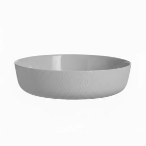 Wavy Round Baking Dish 26cm Grey
