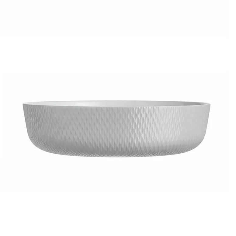 Wavy Round Baking Dish 22cm Grey - Image 2