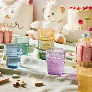 Sweetie Pie Coloured Glasses 250ml (4 Colours)