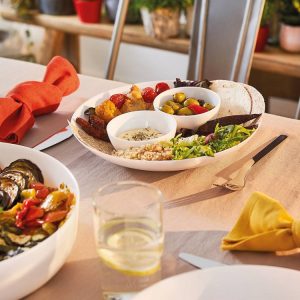 Friends Time Deep Plate 26cm White