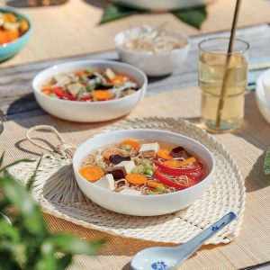 Friends Time Coupe Soup Plate 17cm White