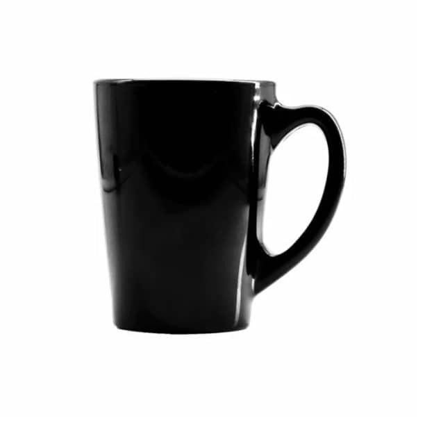 New Morning Glass Black Mug 320ml - Image 4