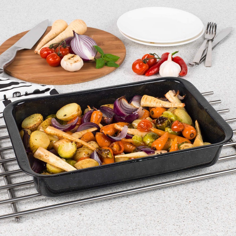Russel Hobbs Enamel Deep Roaster 36cm - Image 3