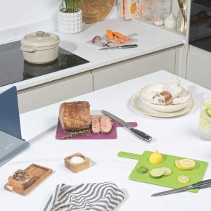Salter 4 Pcs Plastic Chopping Board Set