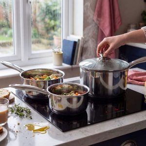 Russel Hobbs Classic Collection 3 Pcs Saucepan Set