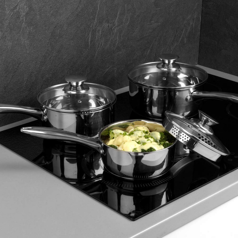 Russel Hobbs Classic Collection 3 Pcs Saucepan Set