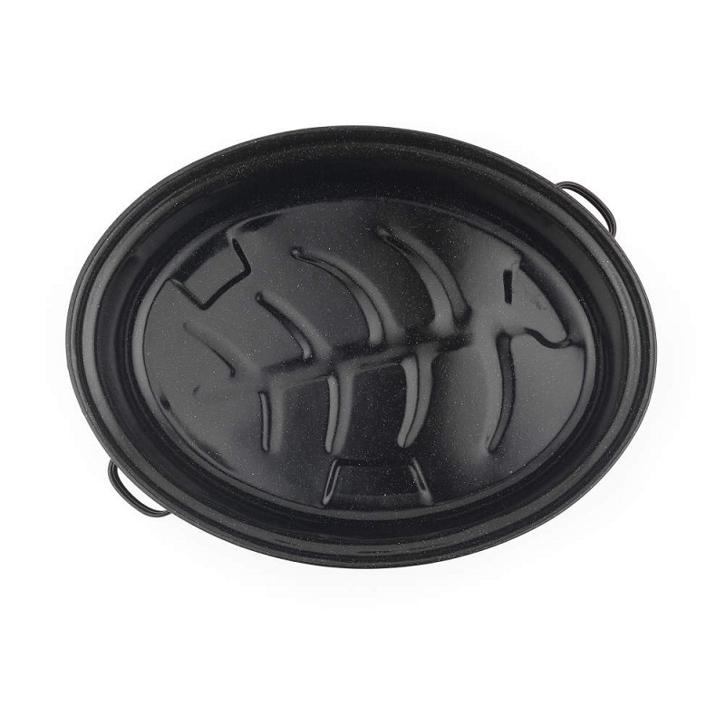 Russel Hobbs Enamel Selfbasting Roaster w/Lid 38cm - Image 5