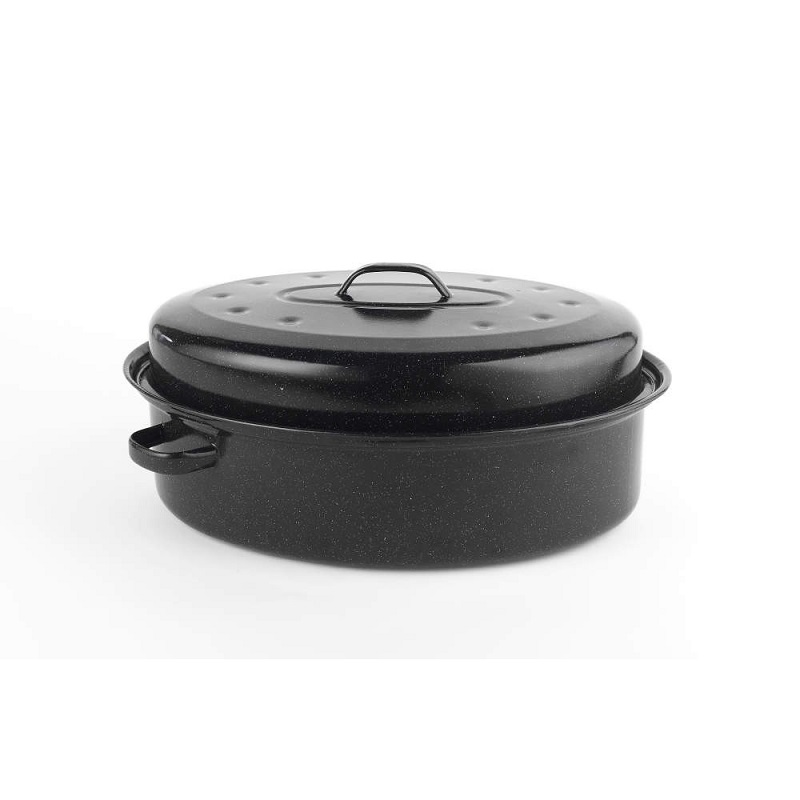 Russel Hobbs Enamel Selfbasting Roaster w/Lid 38cm - Image 6