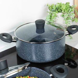 Russel Hobbs Nightfall Stone Stockpot 24cm