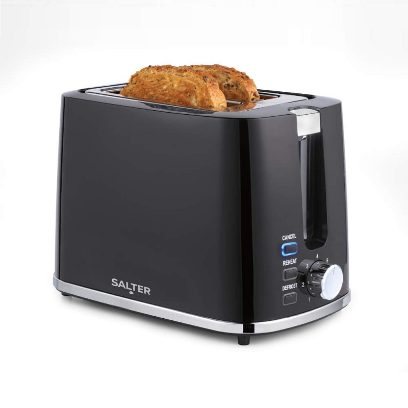 Salter Deco 2 Slice Toaster Black - Image 4