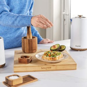 Salter Toronto Twin Pinch Pot Wood
