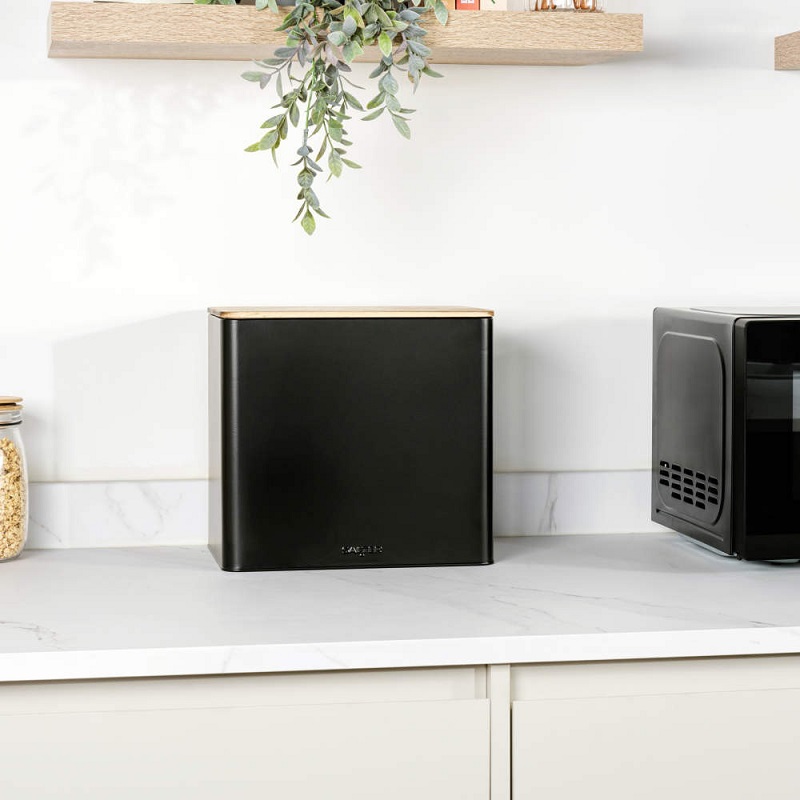 Salter Toronto Bread Bin Black - Image 3