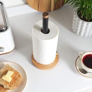 Salter Toronto Kitchen Roll Holder Black